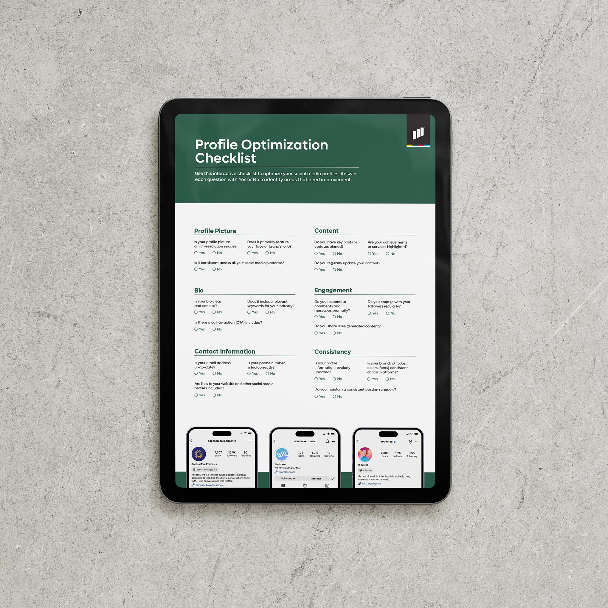 Profile Optimization Checklist