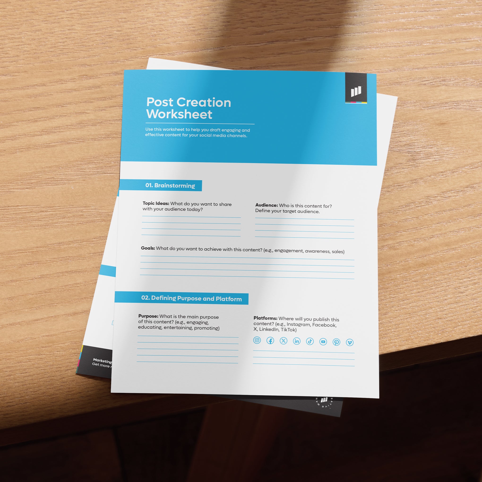 Post Creation Worksheet