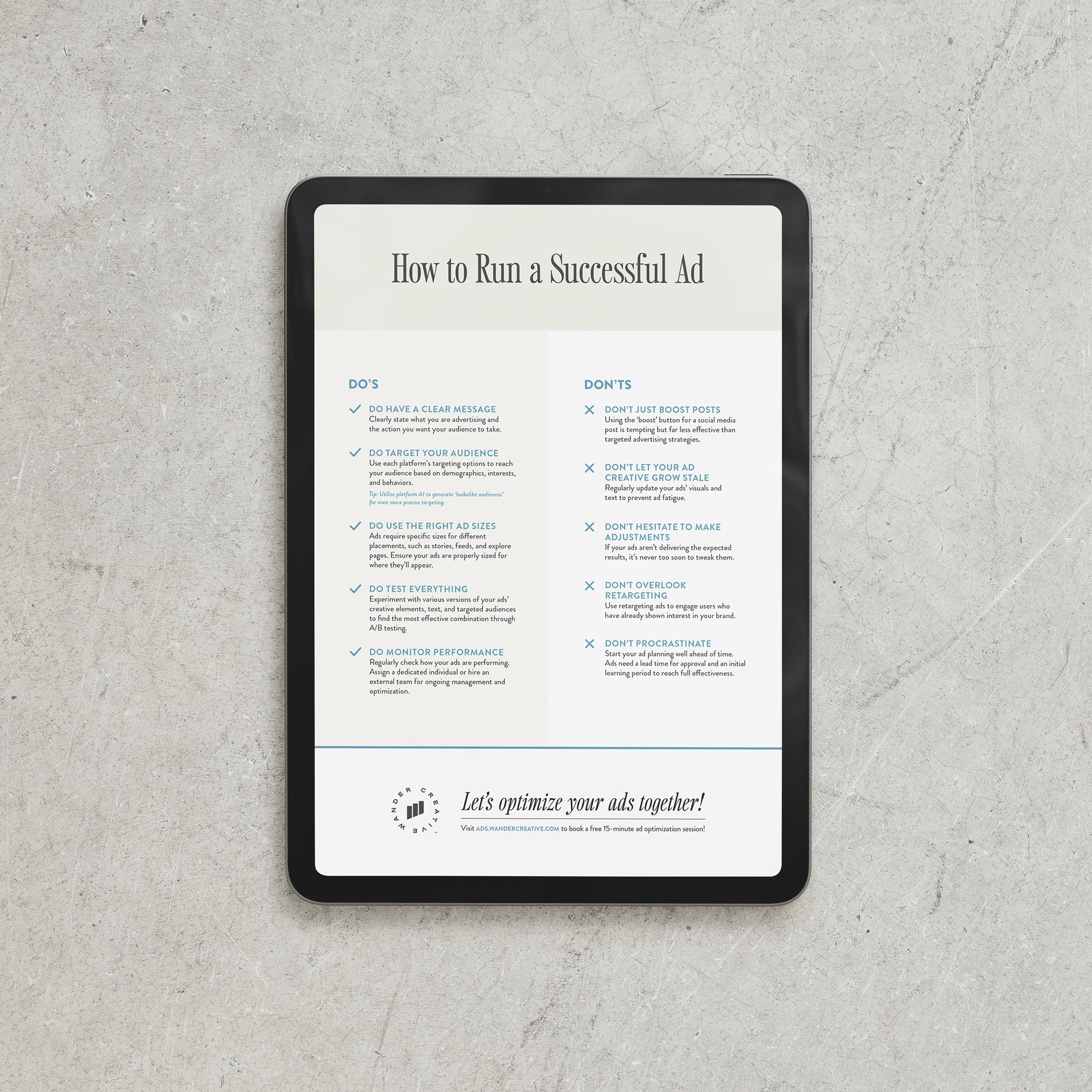 The Do's and Don'ts of Digital Advertising